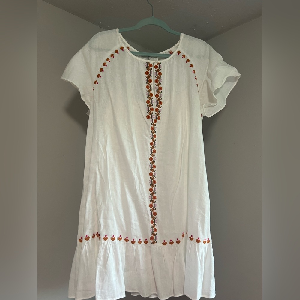 Madewell Ivory Textured Top